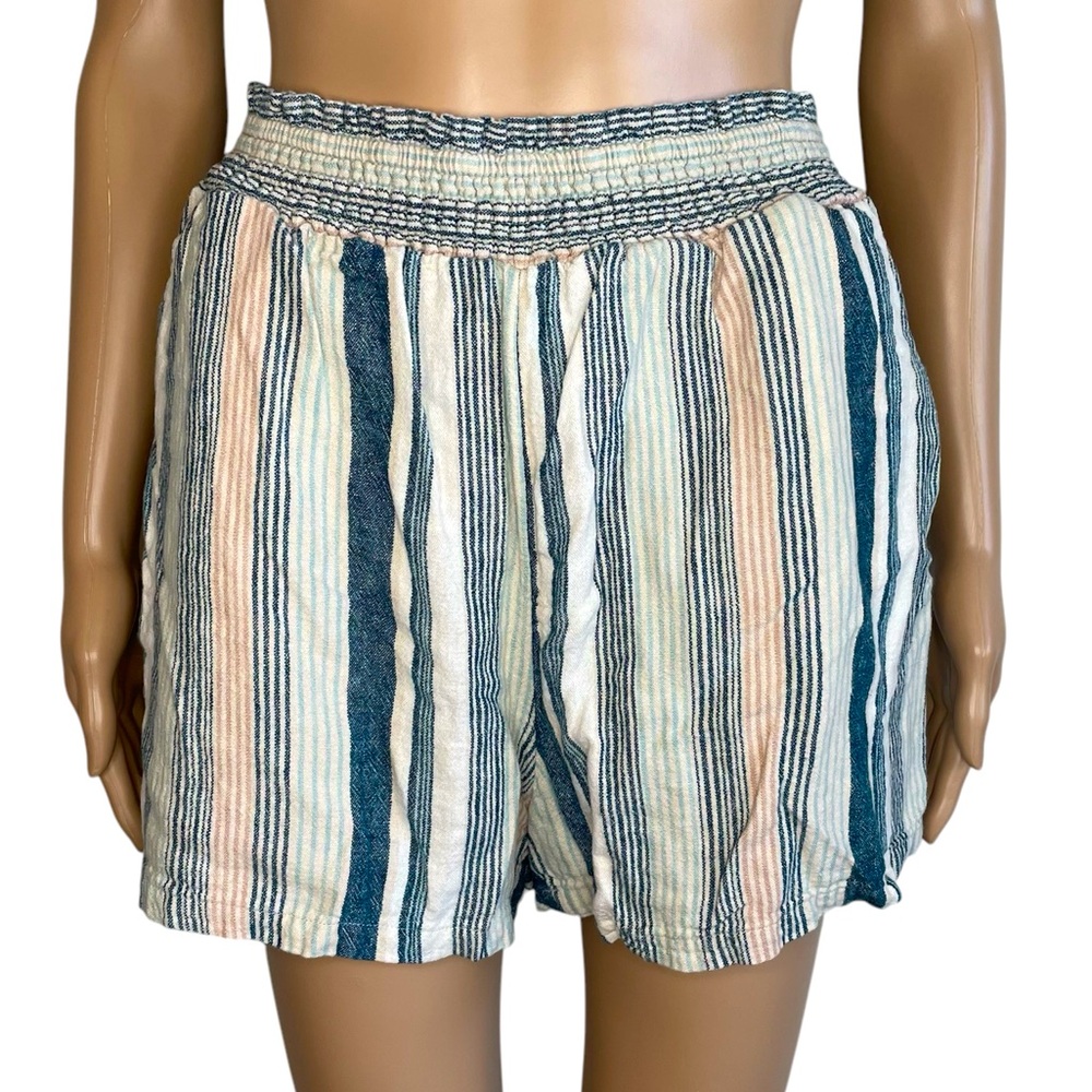 Universal Thread Multicolored Striped High Waisted Boho Beach Lounge Shorts